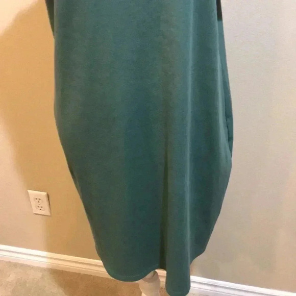 Target A New Day Green Sleeveless Midi Length Ribbed Cotton Blend Tank Dress-XXL - Picture 6 of 8